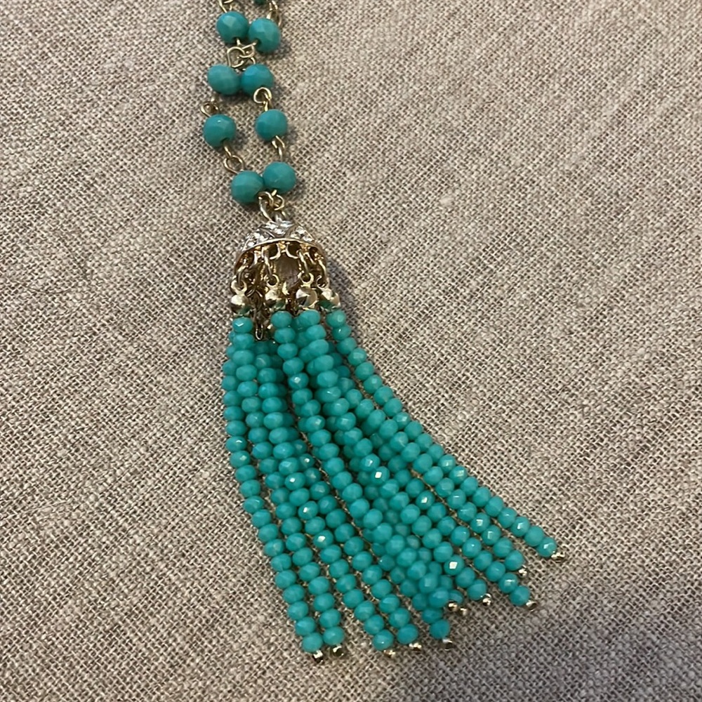 Long tassel pendant by Ann Taylor NWT